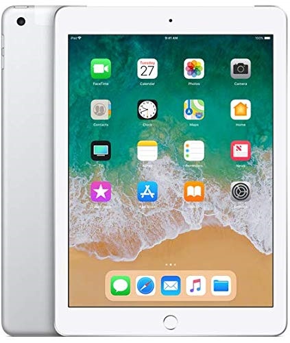 buy Tablet Devices Apple iPad 6th Gen 9.7in Wi-Fi + 4G 32GB - Silver - click for details